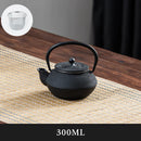 GobekUsa Cast Iron Tea Pot with Stainless Steel Infuser for Oolong, Kung Fu, Puer Tea