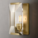 GobekUsa Crystal LED Wall Sconces - Retro Style Bedroom Living Room Wall Lamp
