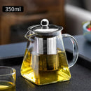 GobekUsa Glass Teapot: Kungfu Tea Set for Office, High Quality, Thermostable.