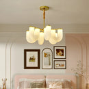 GobekUsa French Cream U-shaped Floor Lamp, Nordic Minimalism LED Light for Home Decor