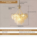 GobekUsa Cream Crystal Chandelier: French Light Luxury for Living Room, Bedroom, Dining Room