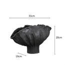 GobekUsa Ceramic Wavy Flower Vase - Home Decoration and Storage Organization