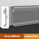 GobekUsa LED Skirting Line Aluminum Profile for Stylish Backlighting, Stair Lighting & Wall Trim