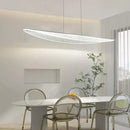 GobekUsa LED Chandelier: Nordic Long Curve Pendant Light for Home Office Dining Decor