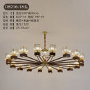 GobekUsa Crystal Dining Room Chandelier with Spotlights for Hotel Club Ballroom