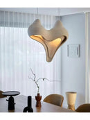 GobekUsa Gypsum Pendant Lamp Conch Design Wabi Sabi Style for Living Room or Bedroom