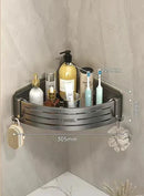 GobekUsa Corner Shelf Organizer - Bathroom & Kitchen Storage Solution