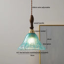 GobekUsa Glass Copper LED Pendant Lights - Modern Home Decor Hanging Lamp