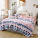 GobekUsa Cartoon Print Quilted Double Blanket for Queen Size Bed