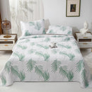 GobekUsa Cotton Quilted Embroidered Bedspread Set