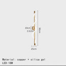GobekUsa Dimming Wall Lights in Gold, Black, or Copper for Living Room and Bedroom