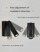 GobekUsa Adjustable Angle LED Wall Lamp for Bedside Reading & Bedroom Ambiance