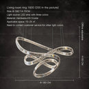 GobekUsa Crystal Chandelier Luxury Designer Light for Elegant Living Spaces