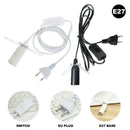 GobekUsa Decorative Lamp Cord with Dimmer Switch and E14 E27 Socket