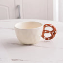 GobekUsa Alkali Water Biscuit Mug Ceramic Teacup & Saucer Set