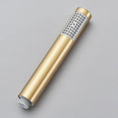 GobekUsa Brushed Gold Round Hand Shower - Stainless Steel Bathroom Nozzle Sprayer