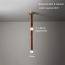 GobekUsa Designer Belt Marble Pendant Lights: Luxury Dimmable Fixture for Villa Duplex
