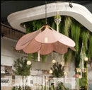 GobekUsa Colorful Petal Fabric Art Chandelier Pendant Lights