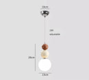 GobekUsa Cream Style Modern Minimalist Nordic Pendant Light for Master Bedroom