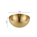 GobekUsa Stainless Steel Mixing Bowls Set for Soup Salad Noodle Ramen Rice