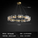 GobekUsa Crystal Chandelier: Modern Luxury Pendant Light for Living Room, Restaurant, and Bar