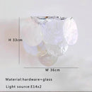 GobekUsa Big White Glass Ceiling Pendant Lights for Home Decor Hanging Lamp