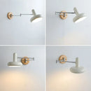 GobekUsa Cream Iron Art LED Wall Lamp for Bedroom Living Room Decor
