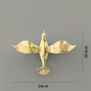 GobekUsa Gold/Silver Pigeon Wall Ornaments - Dove Statue for Living Room Aesthetics