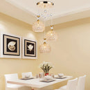 GobekUsa Crystal Gold Ceiling Chandelier | Modern LED Luxury Lighting for Hall