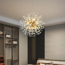 GobekUsa Dandelion Crystal Ceiling Lamp Chandelier for Bedroom Dining Room Kitchen Island