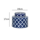GobekUsa Chinese Retro Ceramics Golden Vase with Cover for Home Décor and Organization