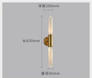 GobekUsa LED Glass Wall Sconces for Home Decor and Lighting in Gold