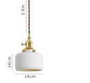 GobekUsa Blue Glass Pendant Lights for Bedroom Dinning Living Room