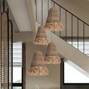GobekUsa Handmade Rattan Pendant Light for Living Room, Bedroom - Japanese Style