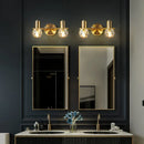 GobekUsa Crystal Gold Wall Lamp: Luxury Modern Led Indoor Lighting for Living Room, Bedroom, Study.