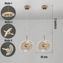 GobekUsa LED Pendant Chandelier for Dining Room Restaurant Bar Art Decor Lamps