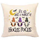 GobekUsa Halloween Linen Cushion Cover for Living Room Decor and Sofa - Trick or Treat