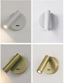 GobekUsa Bedroom Wall Lamp Surface Spotlight Indoor Reading Sconce Lights