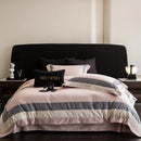 GobekUsa Luxe Egyptian Cotton Bedding Set - Full Queen King Duvet Cover Flat Sheet Pillowcases