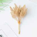 GobekUsa Golden Wheat Ear Artificial Plants for Home Wedding Decoration