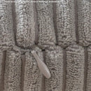 GobekUsa Corduroy Striped Body Pillow: Soft Lumbar Support & Cozy Home Decor