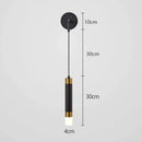 GobekUsa Gold LED Wall Lamp: Luxurious Nordic Spotlight for Home Bedside, Living Room, Bed Wall Light