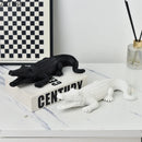GobekUsa Crocodile Resin Sculpture Desk Decoration: Creative Ornaments for Aesthetic Home Decor