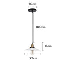 GobekUsa Iron Pendant Light for Dining Room, Kitchen, and Bedroom