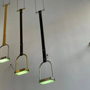 GobekUsa Art Minimalist Belt Pendant Light for Living Room and Bedroom