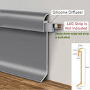 GobekUsa LED Skirting Line Aluminum Profiles Baseboard Corner Wall Decor - Stair Bar Strip Light