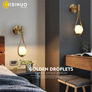 GobekUsa Gold G9 Wall Lamp Sconce - Nordic Style Lighting for Bedroom, Hallway, Study Area