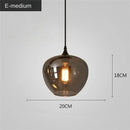 GobekUsa LED Glass Pendant Chandelier for Kitchen Dining Bar Décor