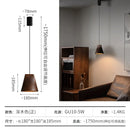 GobekUsa Adjustable Wooden Chandelier for Dining, Living Room & Staircase