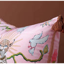 GobekUsa Luxe Cheetah Halo Pillowcase: Decorative Tassel Cushion Cover GG Style